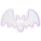 15" Purple LED Neon Style Purple Bat Halloween Window Silhouette